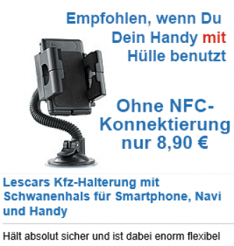 Lescar Handy-Halterung ohne NFC-Konnektierung